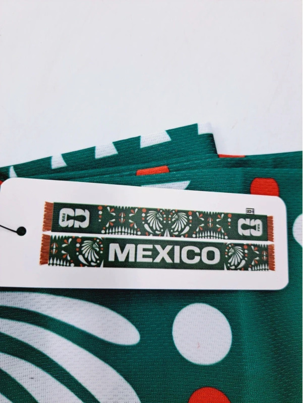 FIFA World Cup Football Scoccer Mexico Scarf Bufanda Size 7 x 30 inches